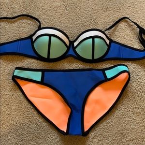 Blue Triangle Bathing suit